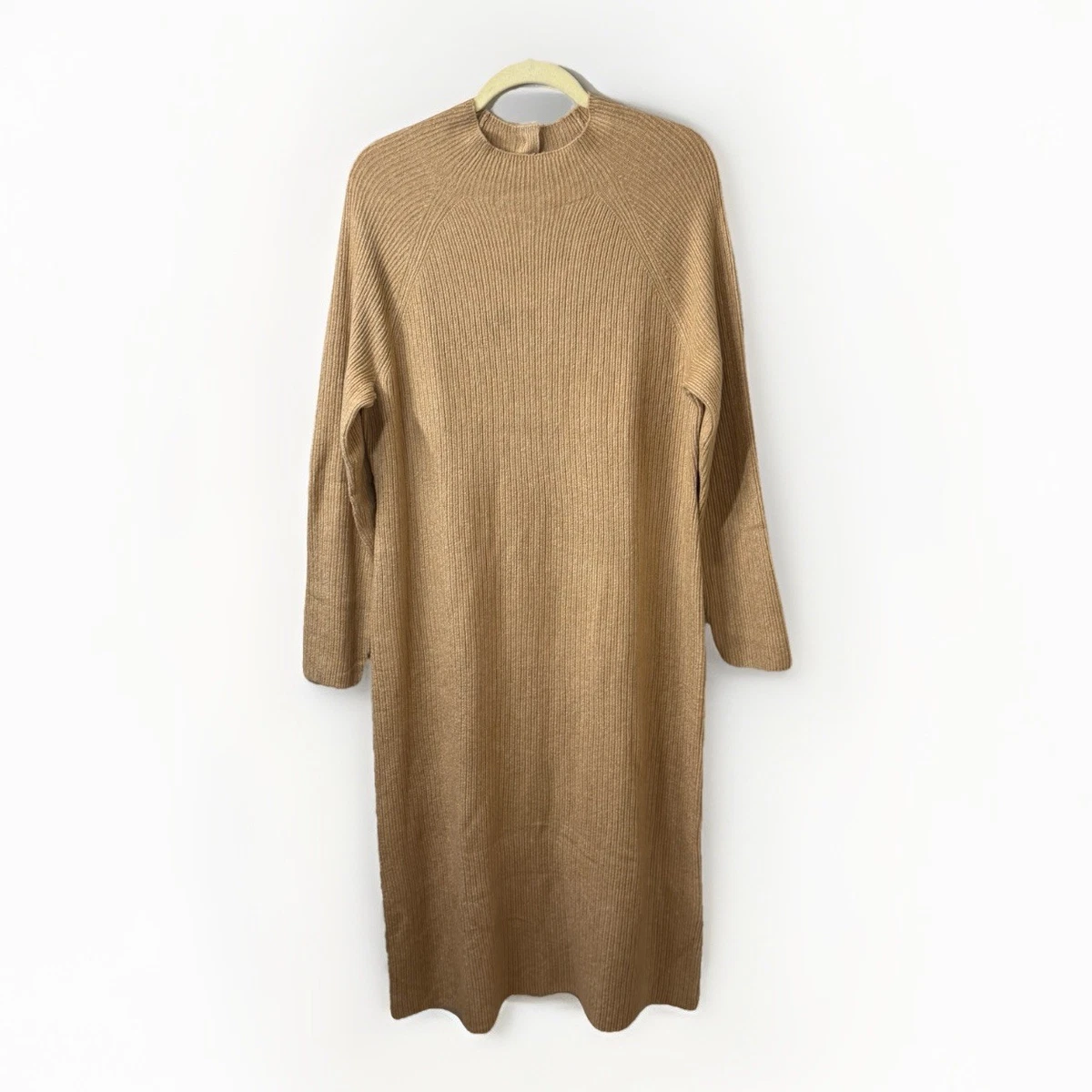bardot knit dress Viscose Blend Ribbed Bardot Knitted Midi Dress main image 1