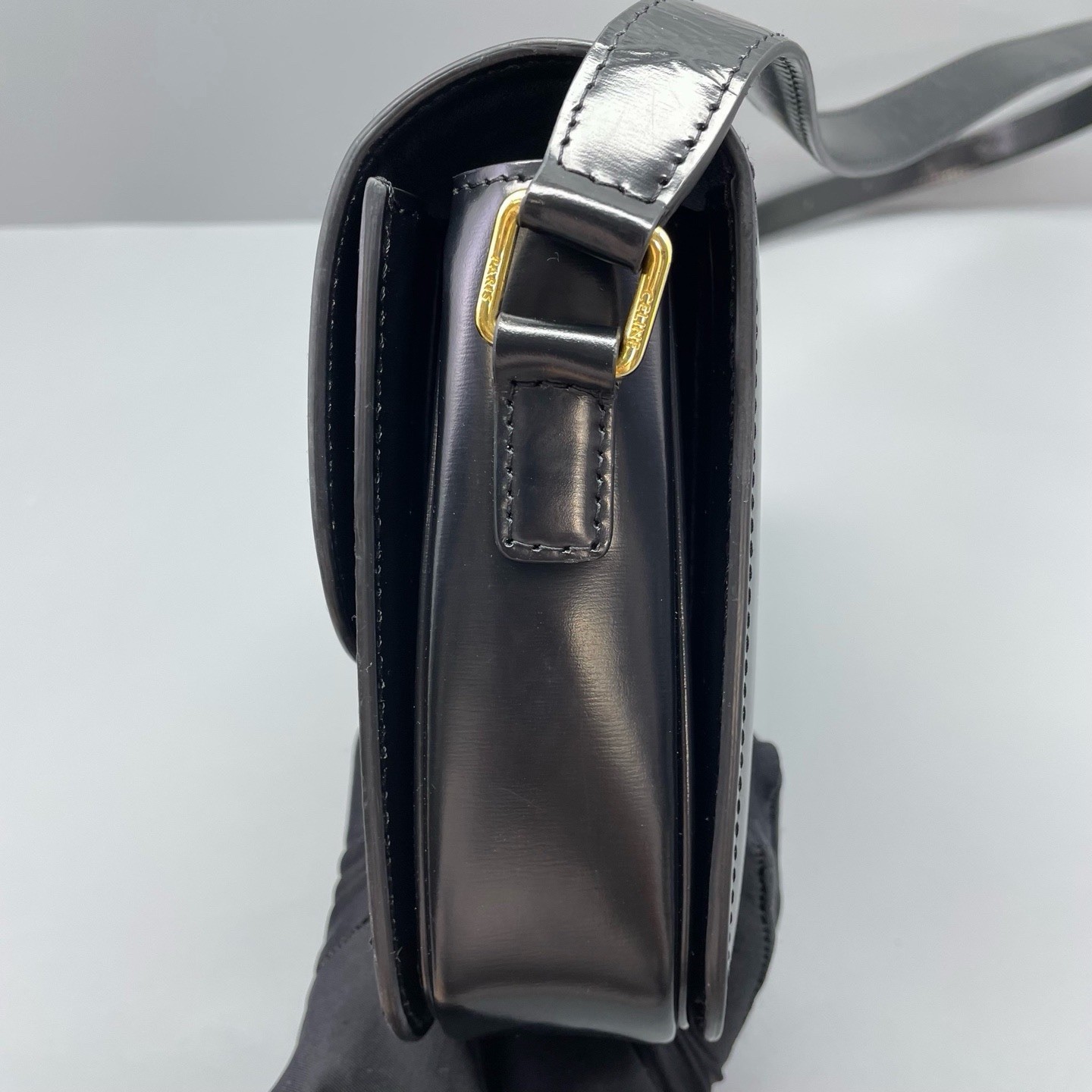 Authentic Celine Triomphe Medium Shoulder Bag – B… - image 4