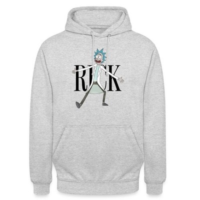 Rick & Morty Rick Sanchez Pose schwarz Unisex Hoodie