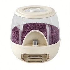Airtight Rice Storage Container Grain Storage Bin Kitchen Pantry Box Rice Bucket