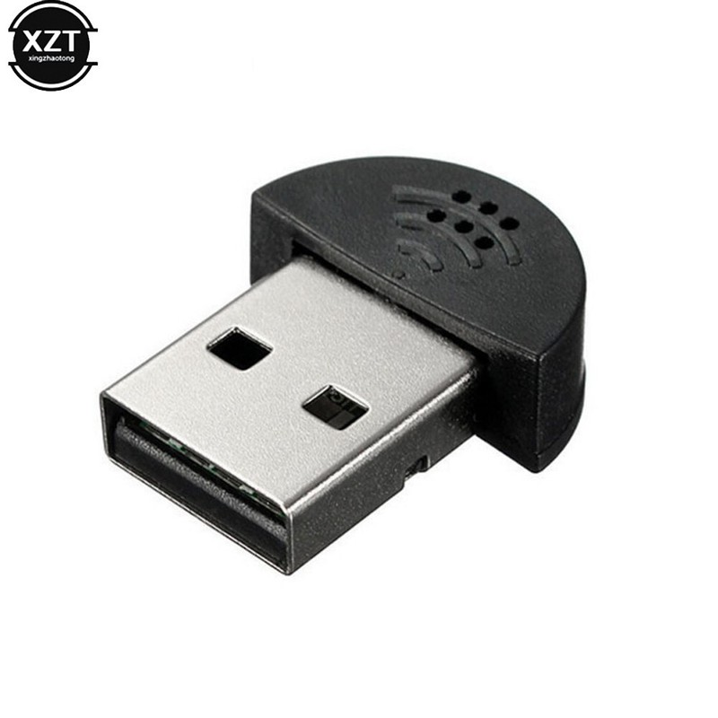Mini USB 2.0 Microphone Portable Studio Speech Mic Audio Adapter Skype All PC