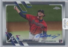 2021 Topps Chrome Rookie Auto Patrick Weigel Rookie Auto #RA-PW Atlanta Braves
