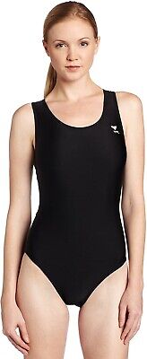 TYR Sport Womens Solid Maxback Swim Suit