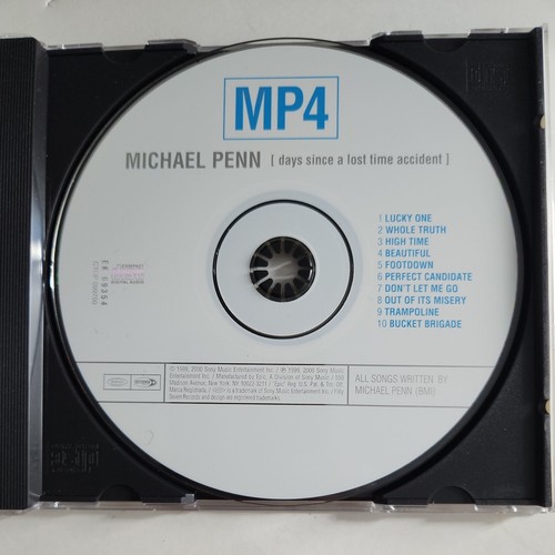MP4: Days Since a Lost Time Accident by Michael Penn (CD, Feb-2000, Epic) - Imagen 4 de 5