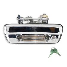 Pop & Lock PL1700C Chrome Manual Full Handle Tailgate Lock for 04-15 Colorado