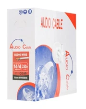 Speaker Wire CL2 In Wall Indoor Low Voltage Audio Cable Box 12 14 16 18 AWG Lot