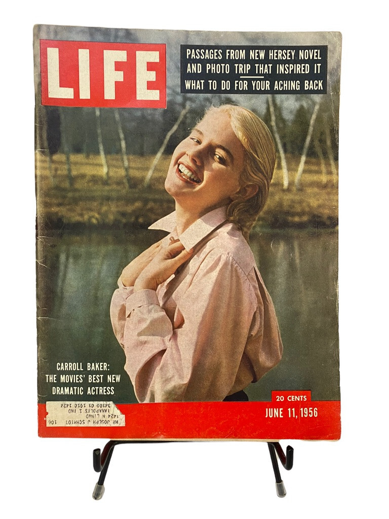 Life Magazine June 11 1956 Carroll Baker Best New Dramatic Actress in Baby  Doll | eBay