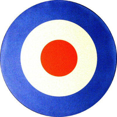 ENGLAND MODS RÜCKENAUFNÄHER BACKPATCH # 1 - 29cm AUFNÄHER PATCH FLICKEN