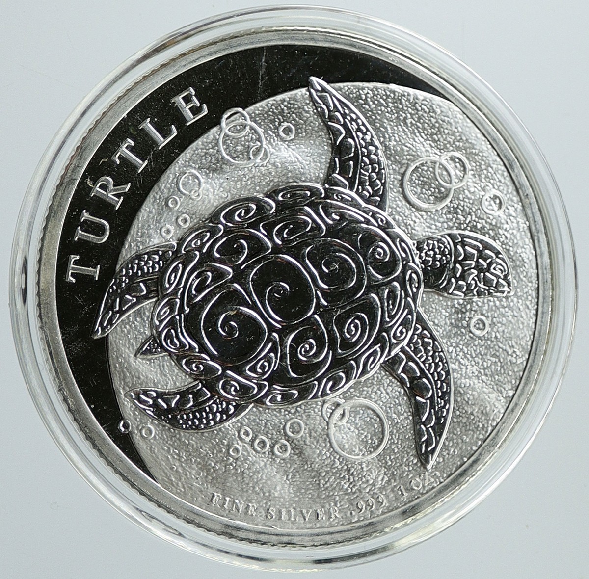 2014 NIUE UK Queen Elizabeth II NATURE Hawksbill Turtle Silver $2