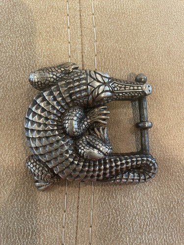 Kieselstein-Cord Sterling Alligator Buckle