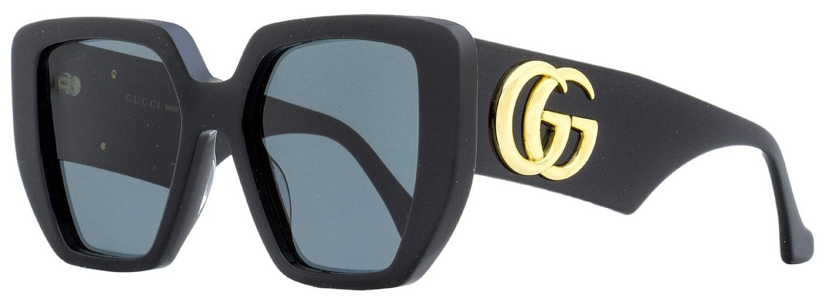 その他 GUCCI Gucci Geometric Sunglasses GG0956S 003 Black/Gold 54mm 956