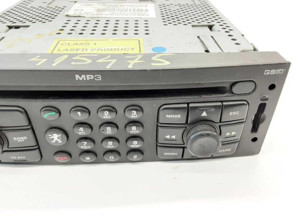 PEUGEOT 307 2005-2009 Radio Autoradio 96632917XT - Bild 3 von 4