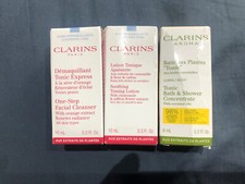 Clarins Trio Instant Cleanser Soothing Toning Lotion Bath Toner Brand New Minis