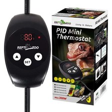 Reptile Dimming Thermostat Heat Lamp Temperature Controller with LED Digital ...