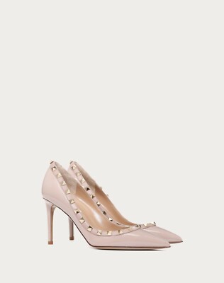 NIB NEW Valentino Garavani Rockstud patent leather pumps
