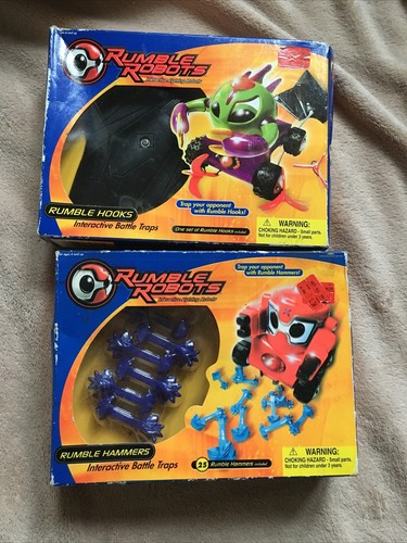 Robot Rumble Kit RUMBLE ROBOTS RUMBLE HAMMERS NEW IN BOX & RUMBLE HOOKS NEW IN BOX 2 ...