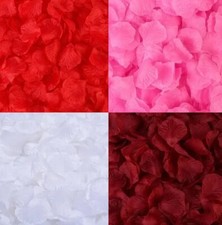 Artificial Silk Rose Flower Petals Table Wedding Bed Confetti Party Love K138 UK