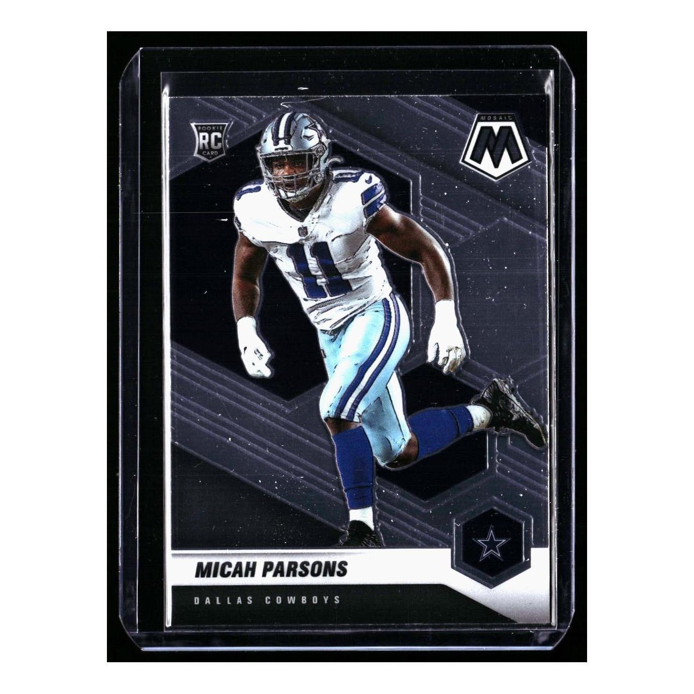 2021 Panini Mosaic #362 Micah Parsons Rookie Dallas Cowboys Football Card