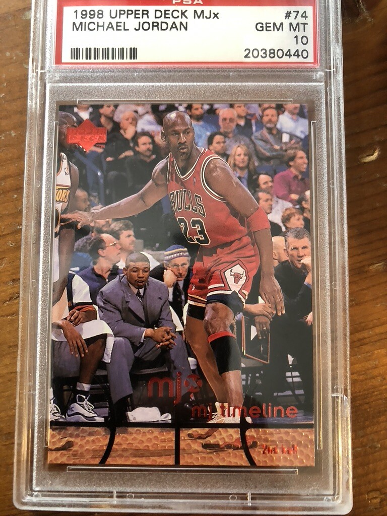 1998 Upper Deck MJx #74 Michael Jordan PSA 10 GEM MINT Pop 14 | eBay