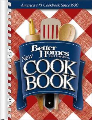 New Cook Book (Better Homes & Gardens New Cookbooks) - Plastic Comb - GOOD