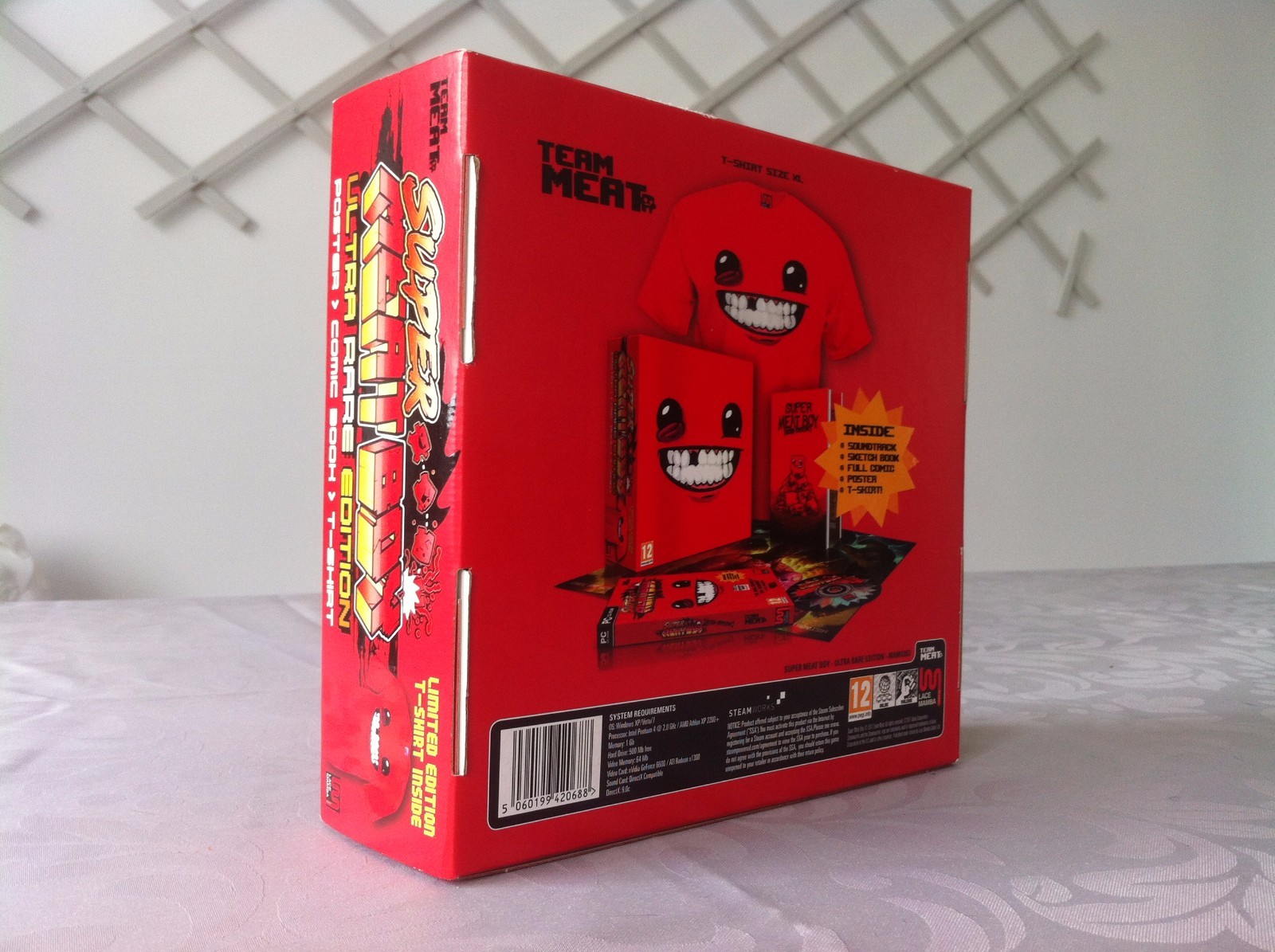 PC SUPER MEAT BOY ULTRA RARE EDITION COLLECTORS LIMITED STEAM SPECIAL