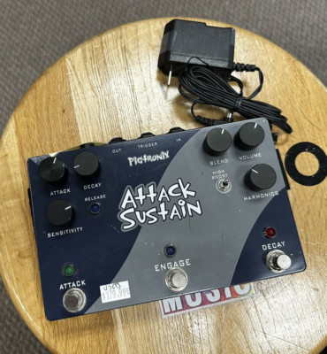 Pigtronix ASDR Attack Sustain Pedal w/ Adaptor