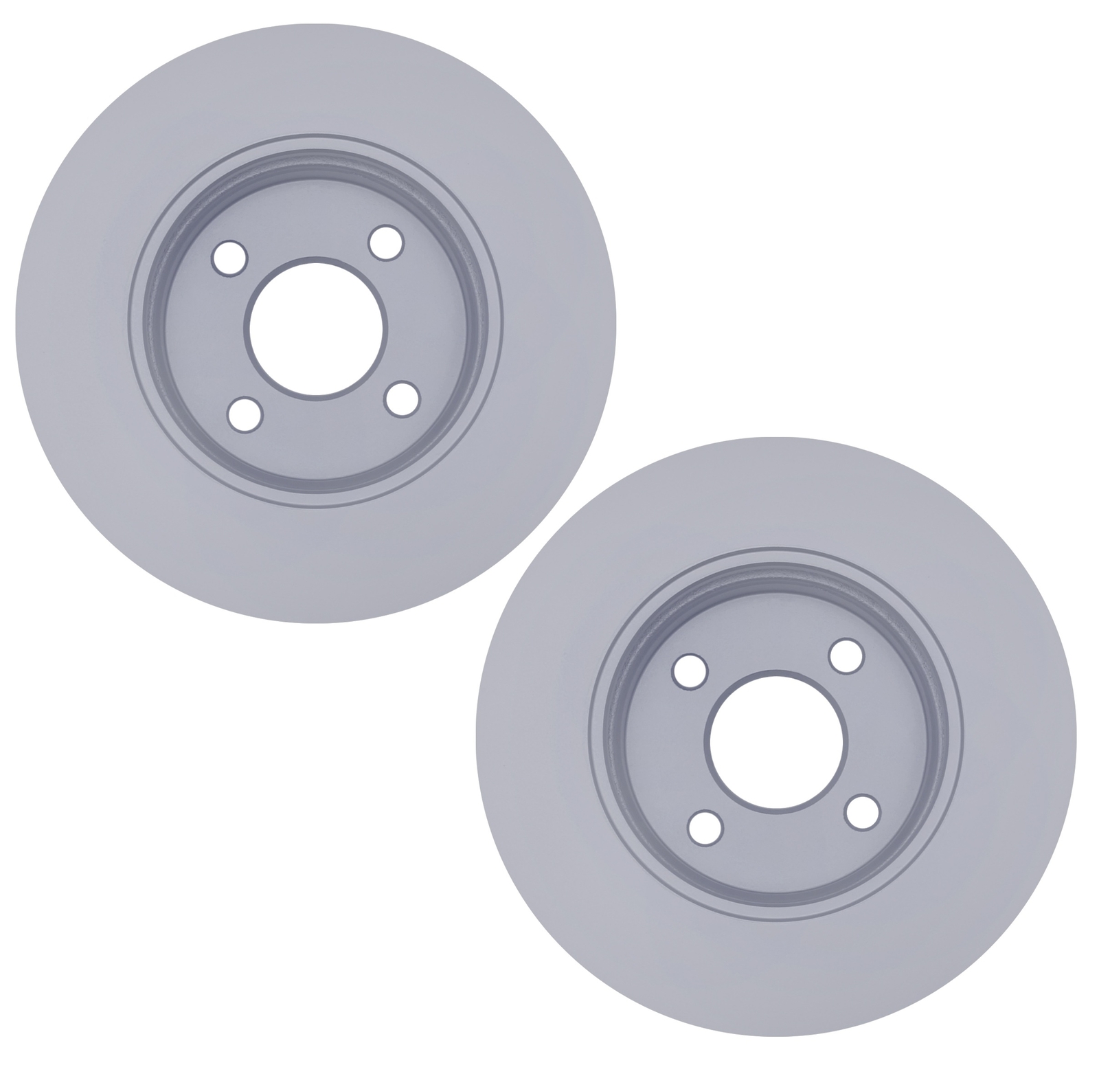 Pair Set of 2 Front Coated 4 Lug Disc Brake Rotors ACDelco For Chevy ...