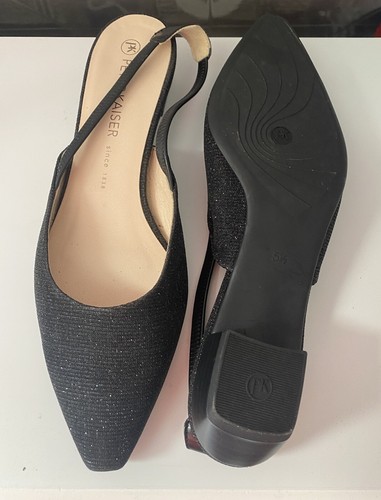 Pumps, Schuhe Oeter Kaiser Gr 5,5 Schwarz, Slingpumps