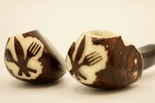 Chef Gift Tagua Nut Pipe Chef accessories Cook Cm smoking Tagua Pipe Handmade