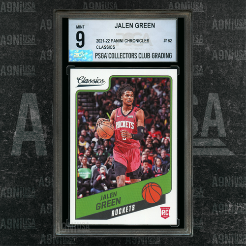 2021-22 Panini Chronicles Classics #162 Jalen Green RC Houston Rockets PSGA 9 - 第 1/3 張圖片