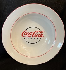 Coca-Cola Cafe Gibson Glossy  Bowl  9” Very Rare. Collectable.