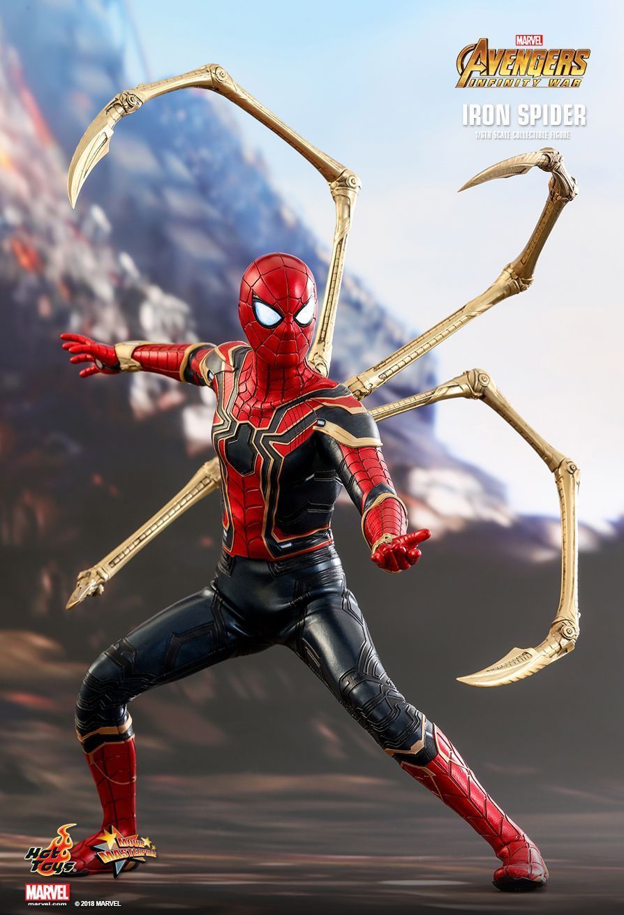 1/6 Hot Toys MMS482 Avengers: Infinity War Iron Man Spider Peter