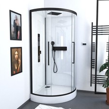Dusche Komplettdusche Duschkabine White Round...