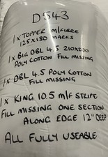 Job Lot Of 4   MIXED HOTEL COTTON MICROFIBRE ETC DAMAGED STOCK MARKED D543
