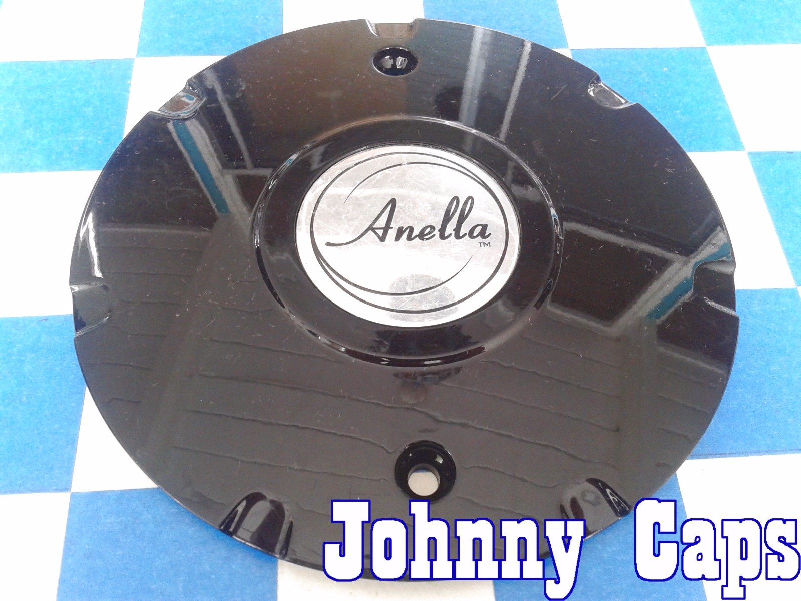 ANELLA Wheels Black Center Caps C158 Custom Wheel Black [66] Center Cap (1)