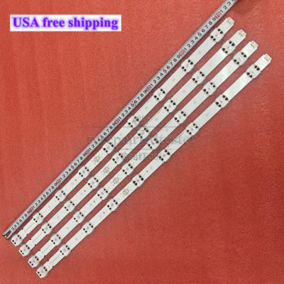 4pcs LED strips For LG 65'' 65UK63 65UK6400PLF 65UK6470PLC 65UK6350PSC 65UK6340