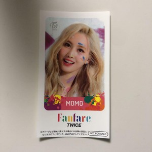 Twice Momo Fanfare Once Japan Limited Official Ic Card Sticker Ebay