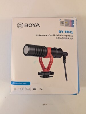 BOYA BY-MM1 Universal Cardioid Microphone for DSLR, Smartphone, Camcorder