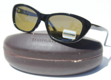 SERENGETI Bagheria POLARIZED Sunglasses Black Tortoise/555nm 7787 Japan RARE
