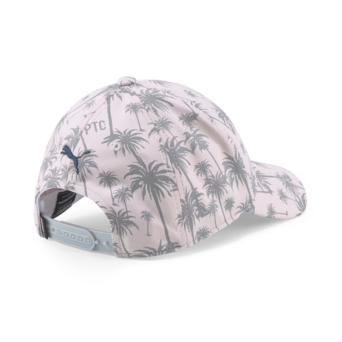 NWT OSFA - Puma X PTC Chase Dreams Snapback Cap Quiet Shade Palm Trees - Picture 3 of 5