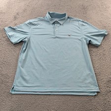 Vineyard Vines Polo Shirt Mens Large Golf Performance Whale Logo Stretch Sports