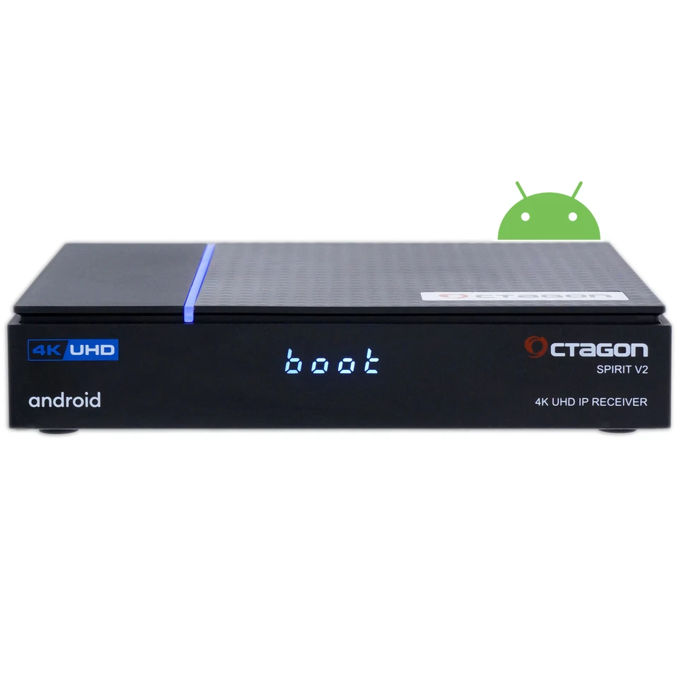 Octagon Spirit PRO 4K UHD HDR10+ Android TV OTT IP Media-Streaming-Box + 5G WiFi - Bild 2 von 4