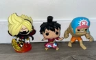 Funko Pop Animation: One Piece - Buffed Chopper, Black Stealth & Luffy No Box