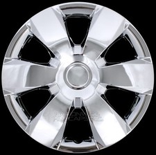 14 Set Of 4 Chrome Wheel Covers Snap On Full Hub Caps Fit R14 Tire Steel Rim