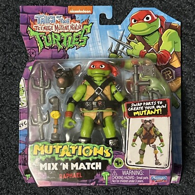 Teenage Mutant Ninja Turtles Mutations Mix 'N Match Raphael 4.5'' Figure NEW