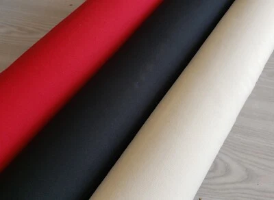 HAB&FAB Heavy Weight Canvas Fabric 420gsm Cotton Solid Duck Canvas Fabric Upholstery