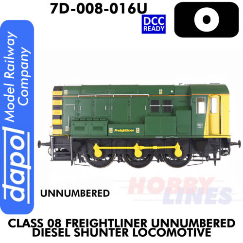 Class 08 Freightliner unnumbered Diesel Locomotive O 1:43.5 Dapol 7D-008-016U - Picture 3 of 3