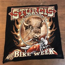 STURGIS The Legend Lives On Buffalo Bike Week Bandana Head Cap Skull W1 