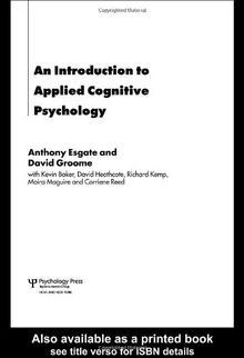 An Introduction to Applied Cognitive Psychology von Anth... | Buch | Zustand gut