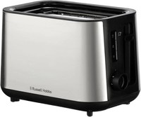 Russel Hobbs 2 Slice toaster brushed steel toaster 27390 wide slots-high lift